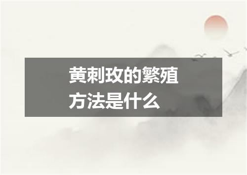 黄刺玫的繁殖方法是什么