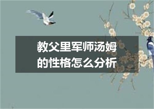 教父里军师汤姆的性格怎么分析