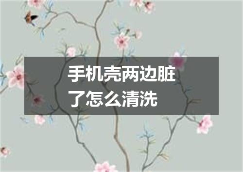 手机壳两边脏了怎么清洗