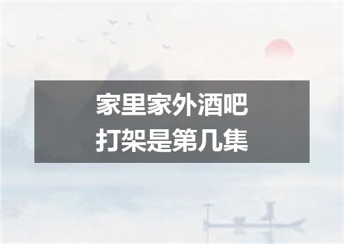 家里家外酒吧打架是第几集