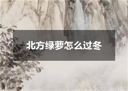 北方绿萝怎么过冬