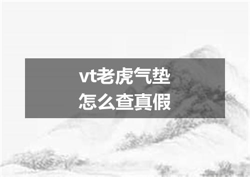 vt老虎气垫怎么查真假