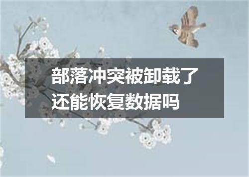 部落冲突被卸载了还能恢复数据吗
