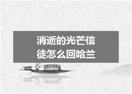 消逝的光芒信徒怎么回哈兰