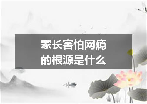 家长害怕网瘾的根源是什么