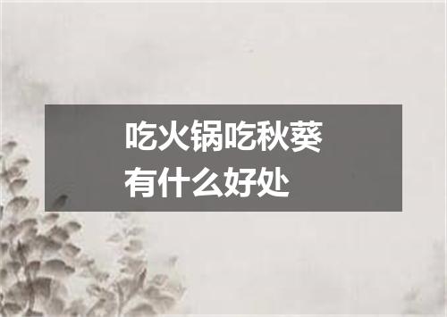 吃火锅吃秋葵有什么好处