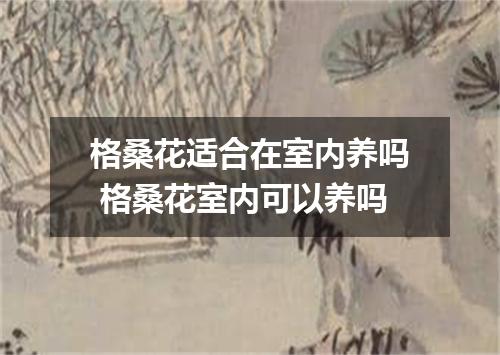 格桑花适合在室内养吗 格桑花室内可以养吗