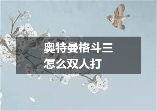 奥特曼格斗三怎么双人打