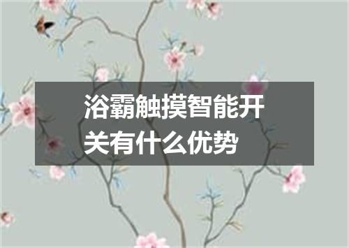 浴霸触摸智能开关有什么优势