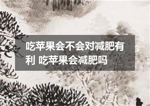 吃苹果会不会对减肥有利 吃苹果会减肥吗