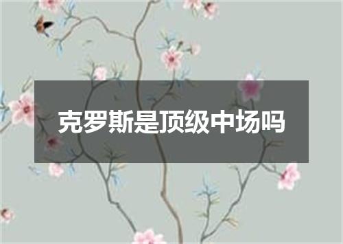 克罗斯是顶级中场吗