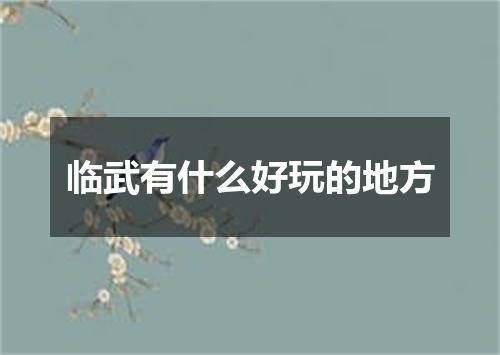 临武有什么好玩的地方