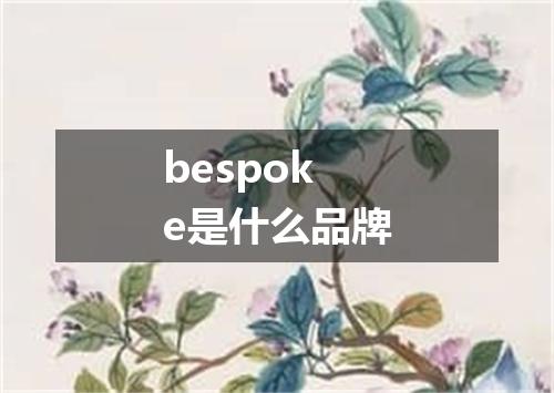 bespoke是什么品牌
