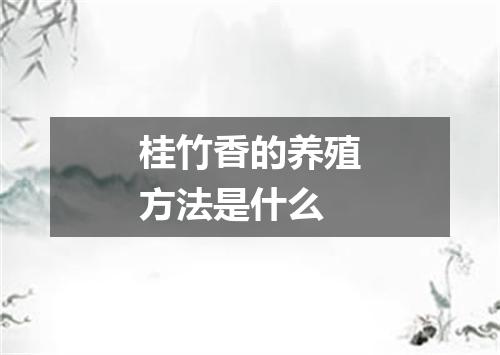 桂竹香的养殖方法是什么