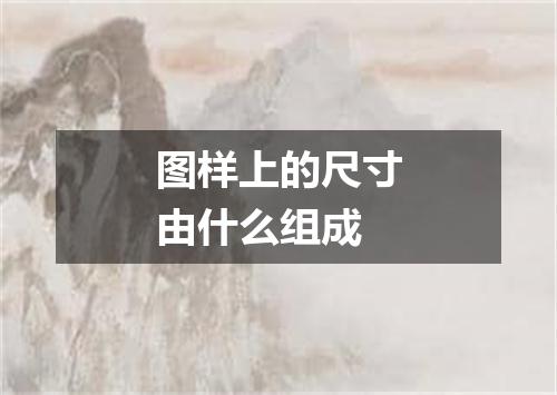 图样上的尺寸由什么组成