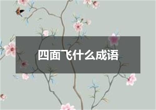 四面飞什么成语