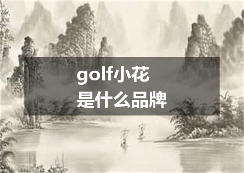 golf小花是什么品牌