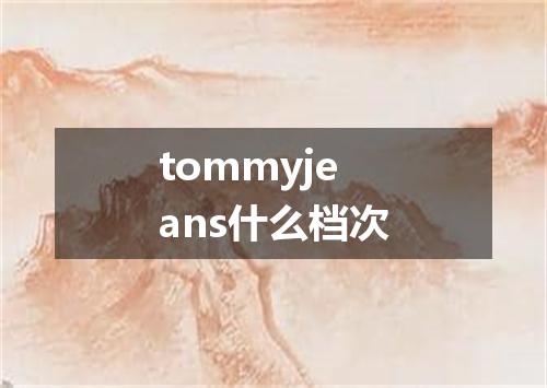 tommyjeans什么档次