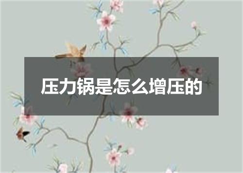 压力锅是怎么增压的