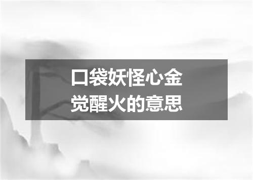 口袋妖怪心金觉醒火的意思