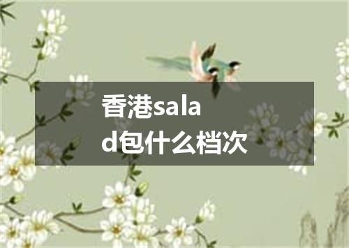 香港salad包什么档次