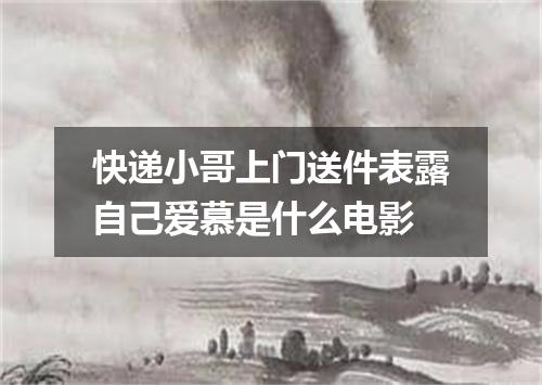 快递小哥上门送件表露自己爱慕是什么电影