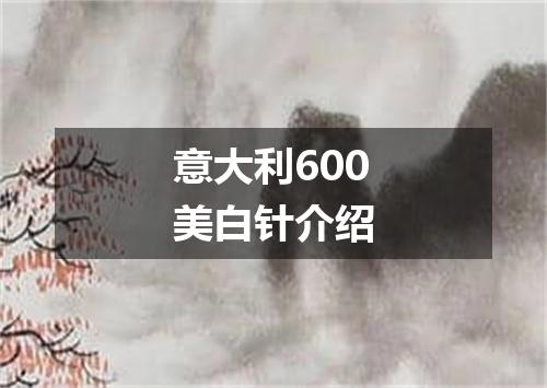 意大利600美白针介绍