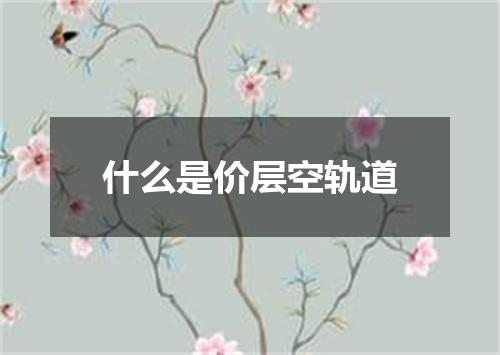 什么是价层空轨道