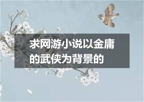 求网游小说以金庸的武侠为背景的