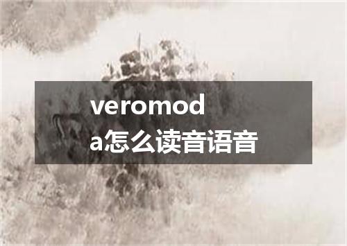 veromoda怎么读音语音