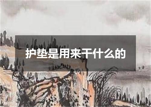 护垫是用来干什么的