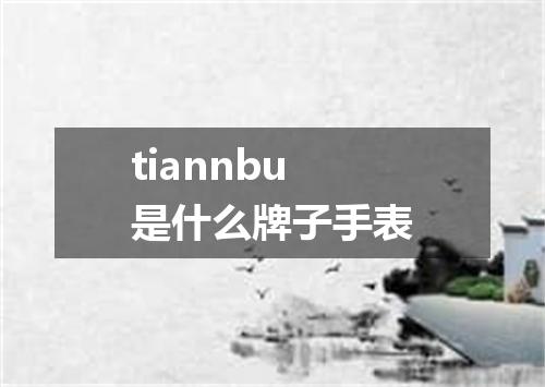 tiannbu是什么牌子手表