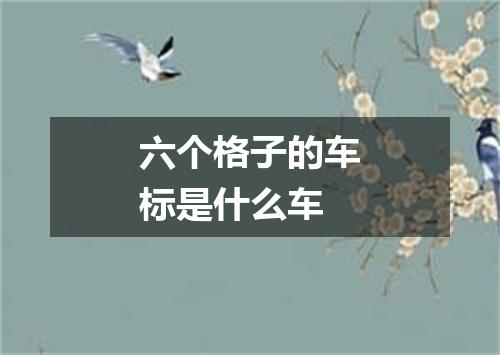 六个格子的车标是什么车