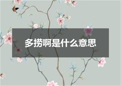 多捞啊是什么意思