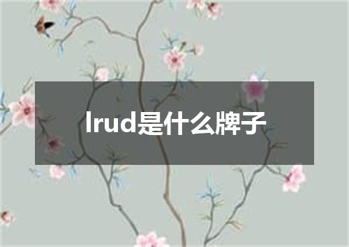 lrud是什么牌子
