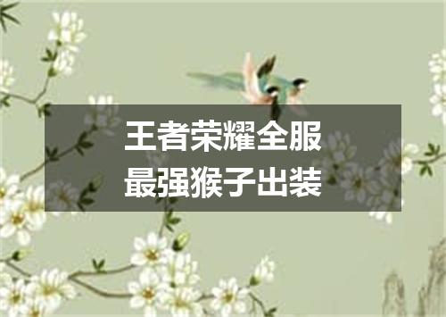 王者荣耀全服最强猴子出装