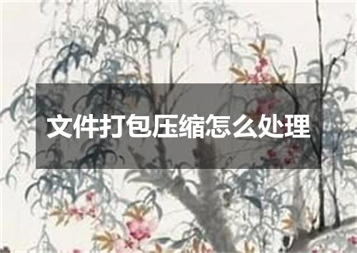 文件打包压缩怎么处理