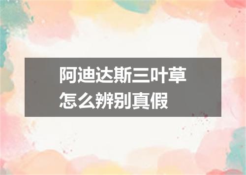 阿迪达斯三叶草怎么辨别真假