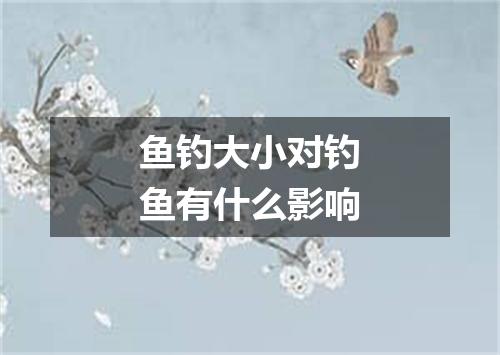 鱼钓大小对钓鱼有什么影响
