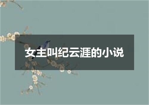 女主叫纪云涯的小说