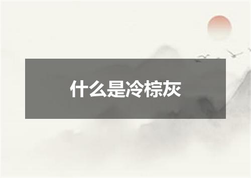 什么是冷棕灰