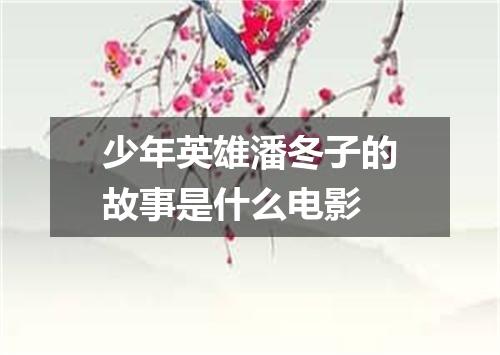 少年英雄潘冬子的故事是什么电影