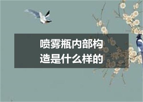 喷雾瓶内部构造是什么样的