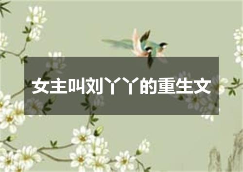 女主叫刘丫丫的重生文