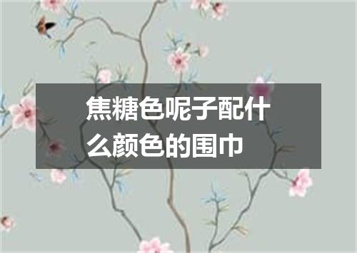 焦糖色呢子配什么颜色的围巾