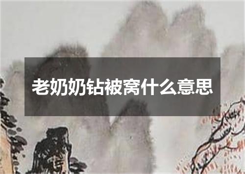 老奶奶钻被窝什么意思