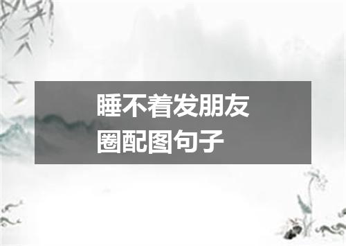 睡不着发朋友圈配图句子