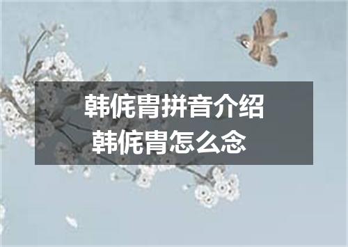 韩侂胄拼音介绍 韩侂胄怎么念