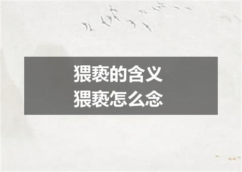 猥亵的含义 猥亵怎么念