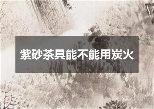 紫砂茶具能不能用炭火